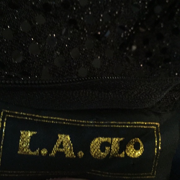 L.A GLO, Evening sequins dress size 9/10 - Picture 5 of 6